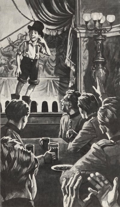 Charlie Chaplin as a boy by English School